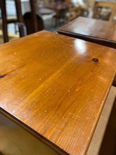 REF - Pair of Pine Bedside Tables