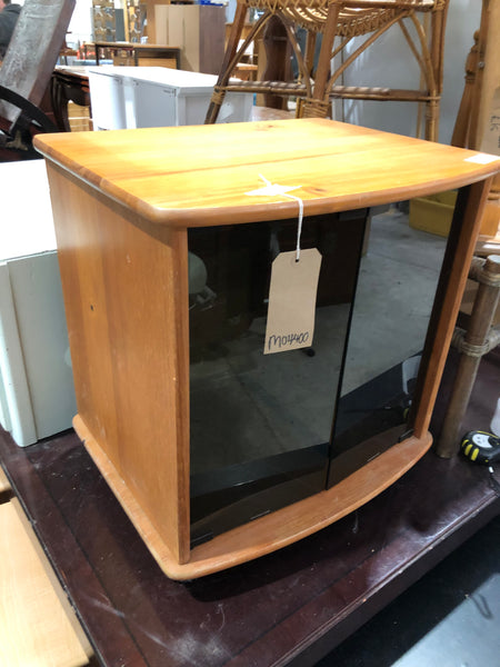 Smoked Glass Fronted Hi-Fi Unit
