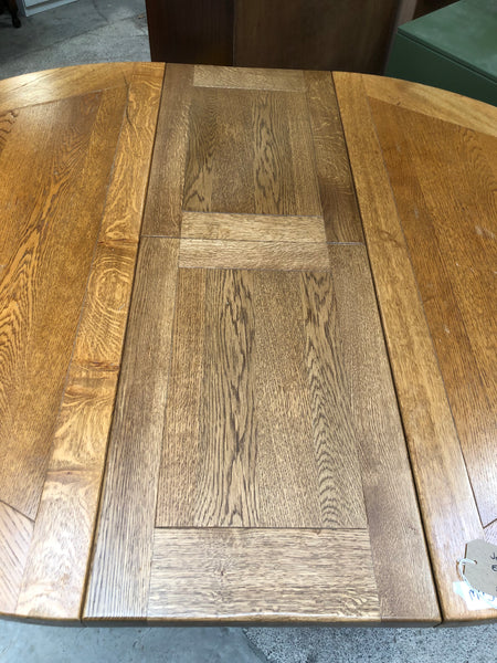 Round John Lewis Oak Extending Dining Table