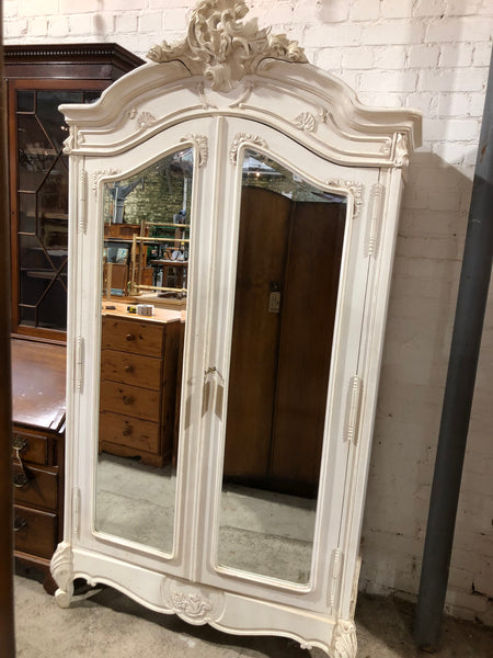 French Style Armoire Linen Press