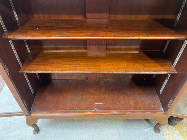 Creole Legged Glazed Bookcase