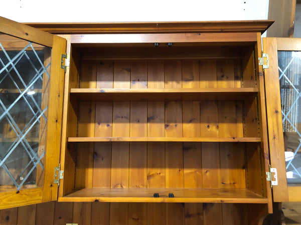 Pine Wall Display Cabinet