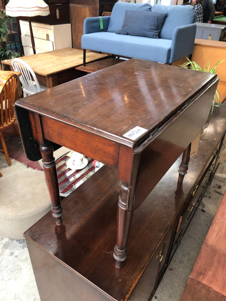 Small Mahogany Drop Leaf Side Table
