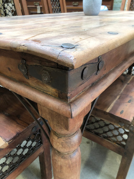 Rosewood Dining Table & 6 Chair Set