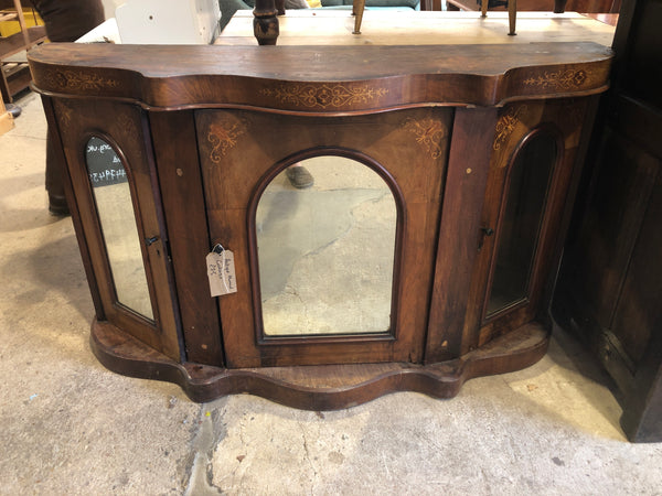 Antique Mirrored Credenza