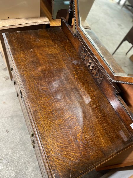 Antique Oak Dressing Chest