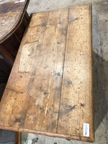 Waxed Victorian Pine Blanket Box