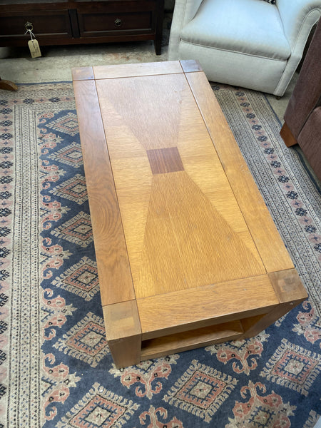 Solid Oak Coffee Table