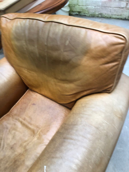 Tan Leather Armchair