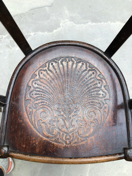 Antique Bentwood Carver Chair