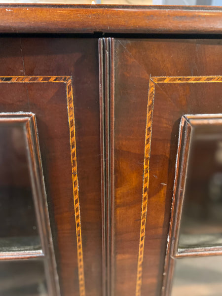 Mahogany Display Bookcase