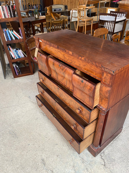 Victorian Flamed Mahogany Scottish Drawers