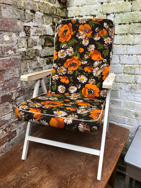Retro Print Sun Lounger - GHC