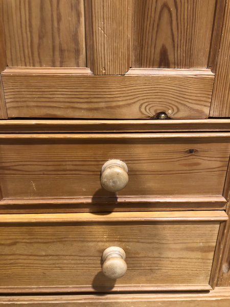 Solid Pine Double Wardrobe