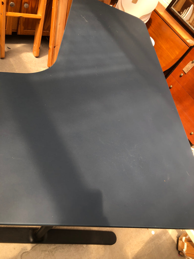 Large IKEA BEKANT Adjustable Blue Desk – The Home Remedy Stroud