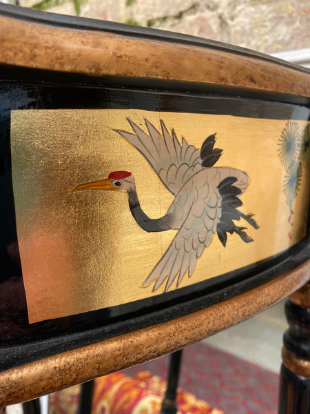 Chinese Style Lacquered Side Table