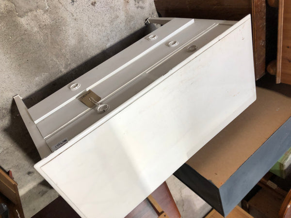 Vintage White Painted 2 over 2 Chest of Drawers