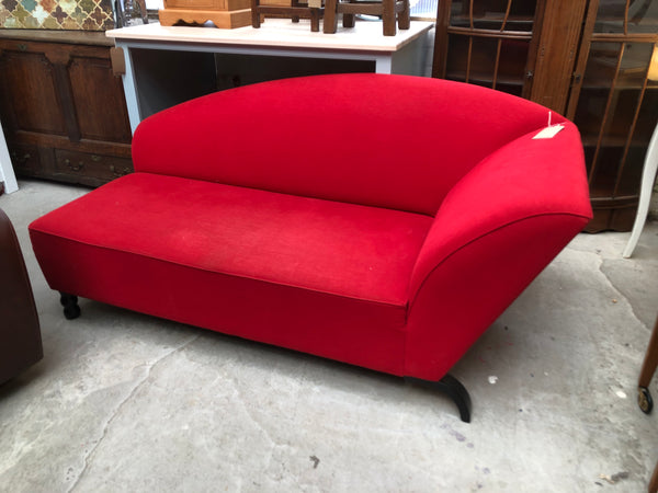 Contemporary Red Chaise Longue