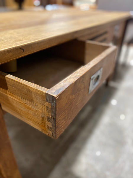Oak Heavy Duty Industrial Style Desk