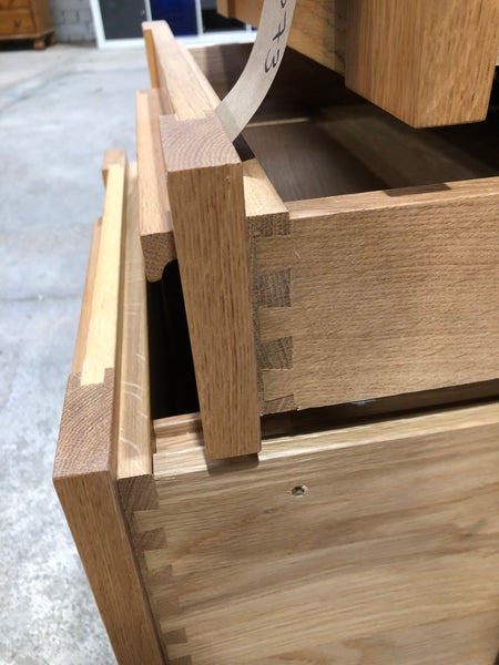 Solid Oak Side Drawers