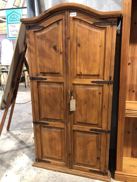 Solid Pine Double Wardrobe