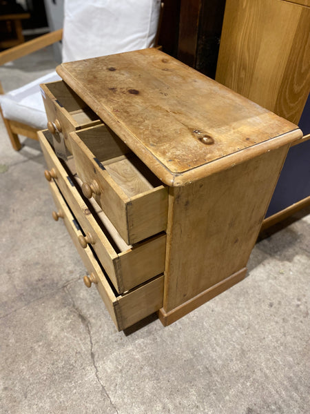 Rustic Pine Chest of Drawers