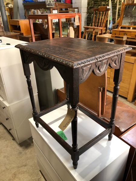 Antique Ebonised Hall Table - GHC