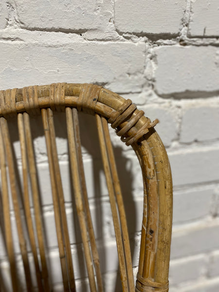 Vintage Cane Armchair