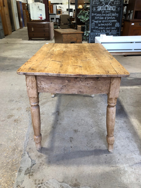 Rustic Pine Farmhouse Kitchen Table