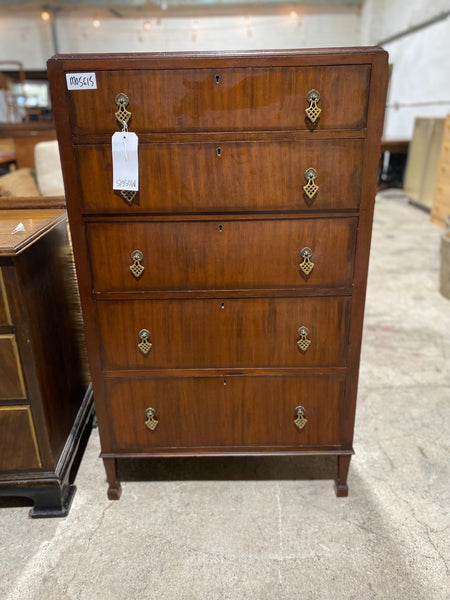 Vintage Mahogany Tallboy Chest of Drawers