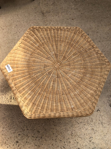 Hexagonal Wicker Coffee Table