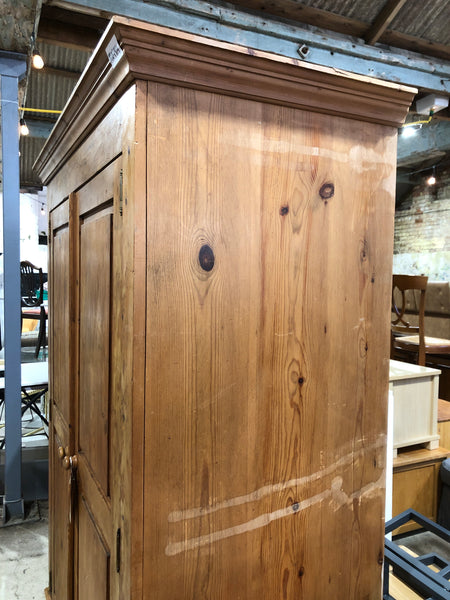Rustic Pine Double Wardrobe