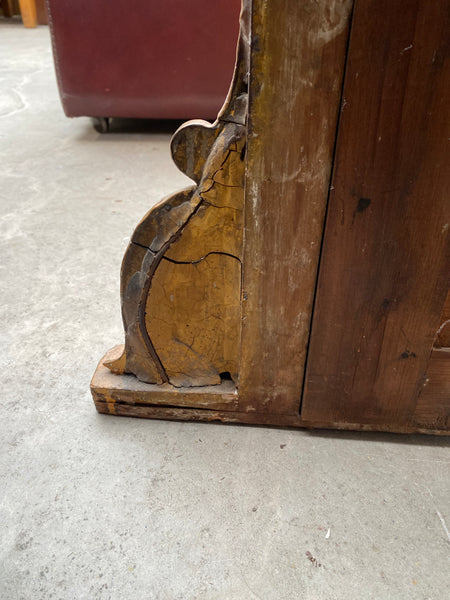 Large Gilt Framed Over Mantle Mirror