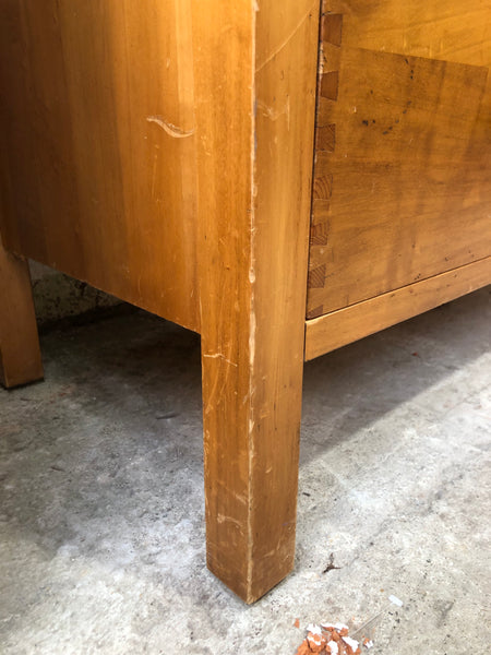 Wooden Chest of Drawers with Decorative Dovetail Joint Detail