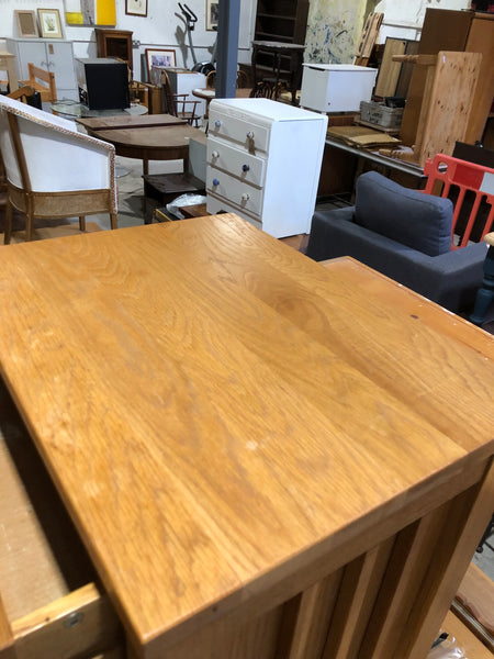 REF - Oak Bedside Table