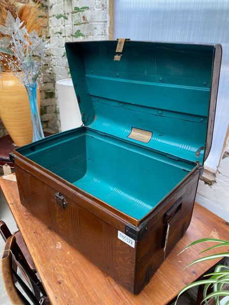 Vintage Metal Trunk