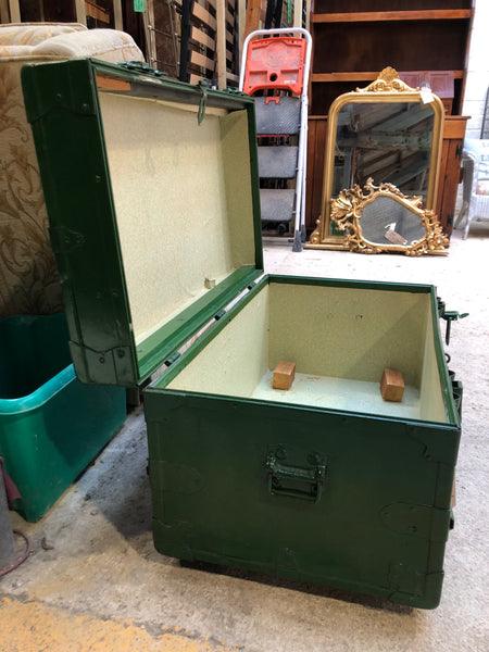 Green Metal Carpenters Tool Box