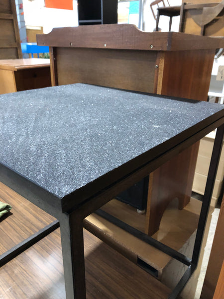 Stone Topped Side Table