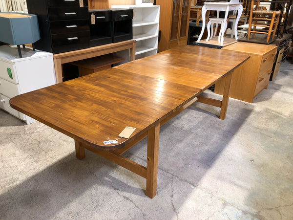 Large Extending Pine Dining Table