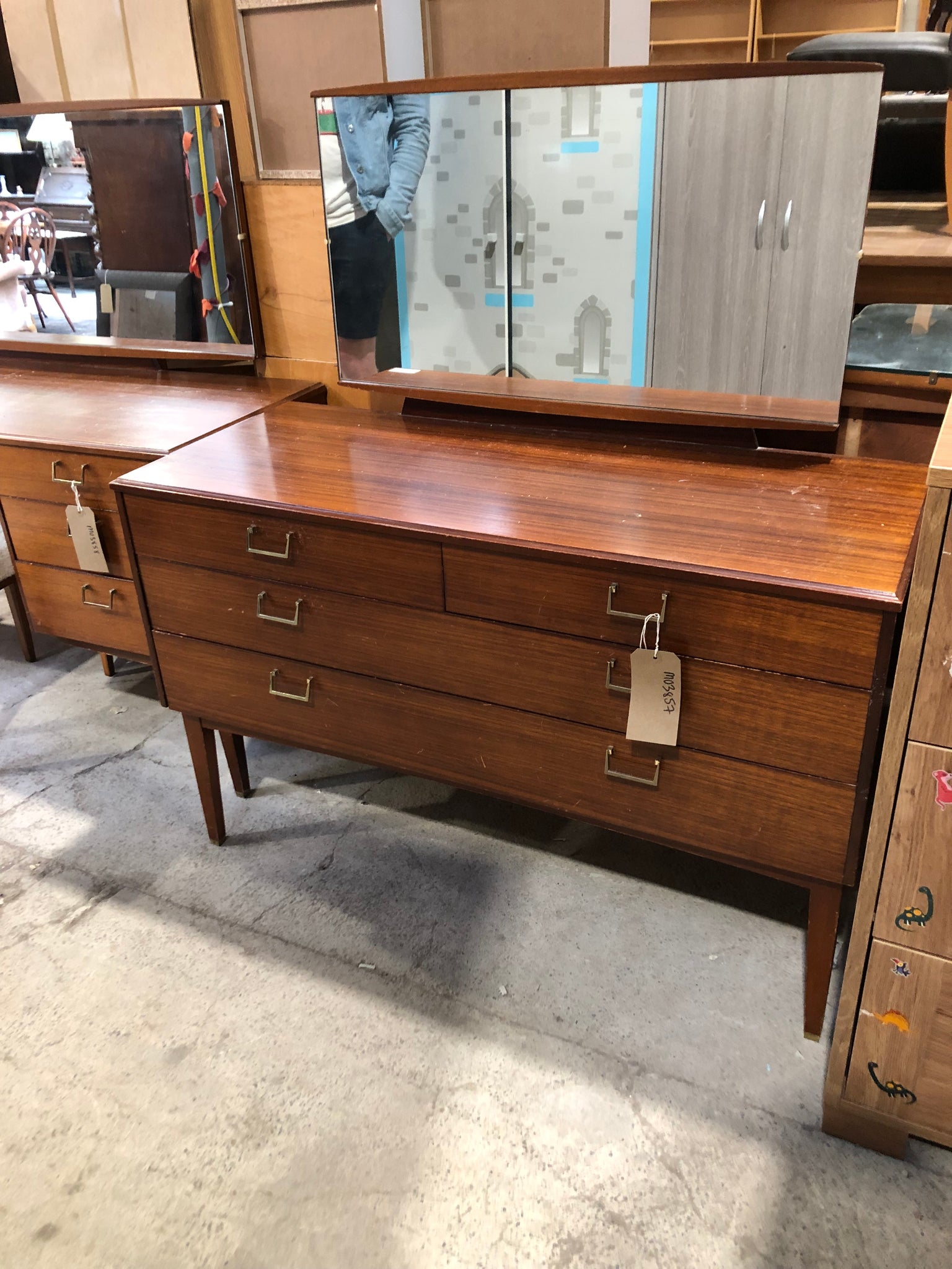 Lebus Mid Century Teak Dressing Table