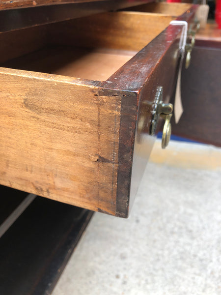 Antique Dark Wood Sideboard
