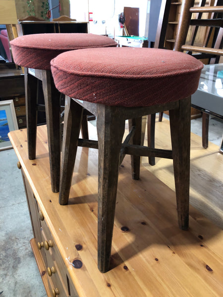 Pair of Rustic Bar Stools