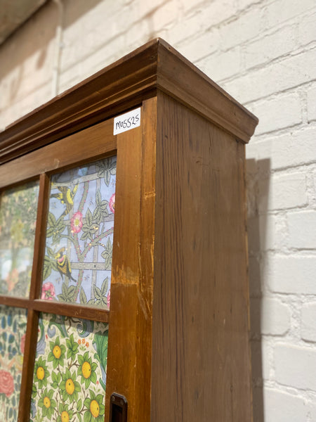 Large Pine Display Hutch Dresser