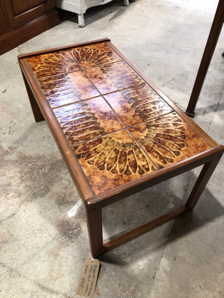Englender Mid Century Tiled Teak Coffee Table