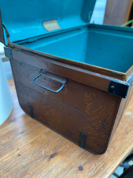 Vintage Metal Trunk