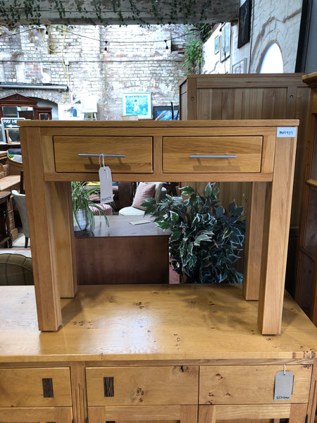 GHC - Oak Two Drawer Console Table