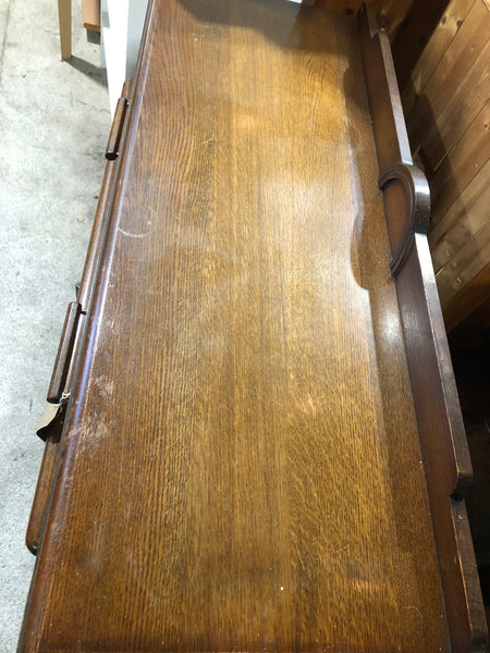 Vintage Art Deco Oak Compact Sideboard