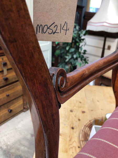 Antique Mahogany Balloon Back Chair