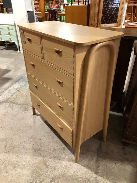 John Lewis Contemporary Oak Tallboy Chest of Drawers