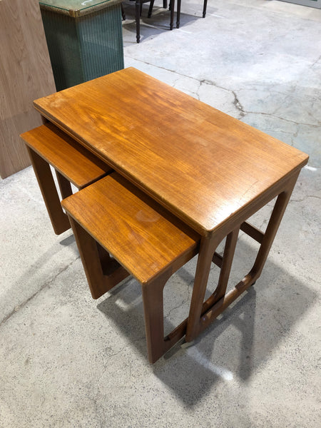 McIntosh Teak Triform Nest of Tables